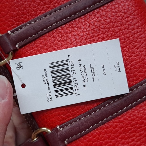 NWT Coach Ruby Satchel 18 - Picture 15 of 16